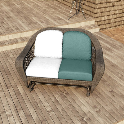 24" L x 22" W x 5" D Seat Cushion and 22" W x 20" H x 5" D Back Cushion Deep Seating Set - Cast Breeze