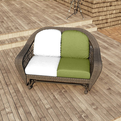 24" L x 22" W x 5" D Seat Cushion and 22" W x 20" H x 5" D Back Cushion Deep Seating Set - Spectrum Cilantro