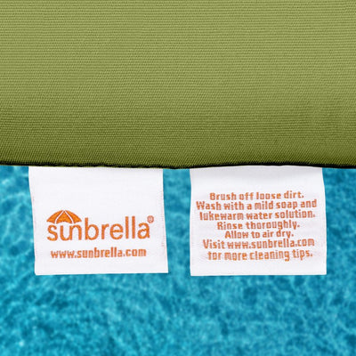 24" L x 22" W x 5" D Seat Cushion and 22" W x 20" H x 5" D Back Cushion Deep Seating Set - Spectrum Cilantro