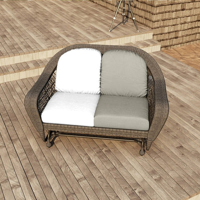 24" L x 22" W x 5" D Seat Cushion and 22" W x 20" H x 5" D Back Cushion Deep Seating Set - Spectrum Dove