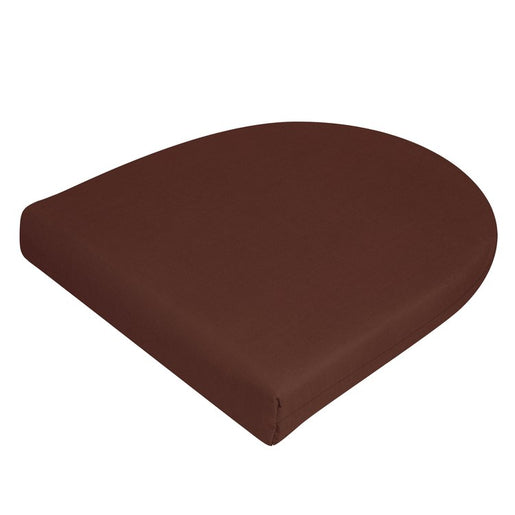 18" L x 18" W x 3" D Dining Chair/Seat Pad Cushion - Canvas Bay Brown