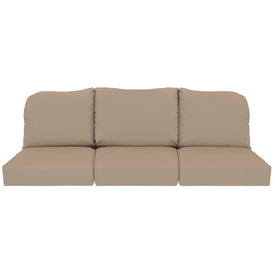 24" L x 22" W x 5" D Seat Cushions and 22" W x 20" H x 5" D Back Cushions Deep Seating Set (3 Sets) - Spectrum Mushroom