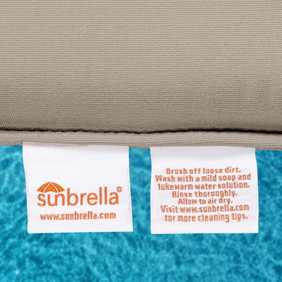 47" L x 25" W x 3.5" D Chaise Lounge Cushion