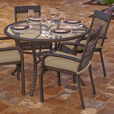 17.5" L x 17.5" W x 2.75" D Dining Chair/Seat Pad Cushion