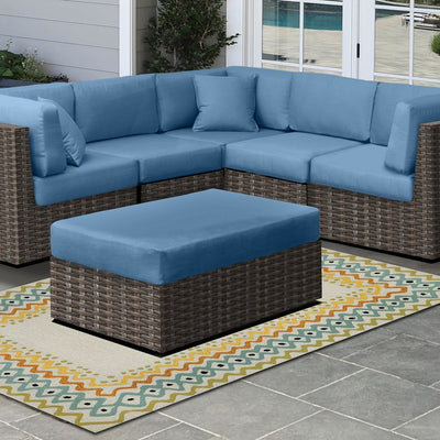 20.5" L x 24" W x 4" D Ottoman/Bench Cushion