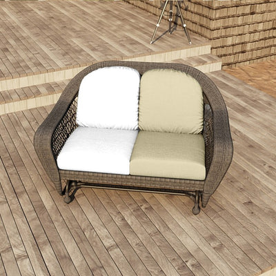 24" L x 22" W x 5" D Seat Cushion and 22" W x 20" H x 5" D Back Cushion Deep Seating Set - Canvas Antique Beige