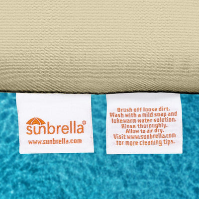 24" L x 22" W x 5" D Seat Cushion and 22" W x 20" H x 5" D Back Cushion Deep Seating Set - Canvas Antique Beige