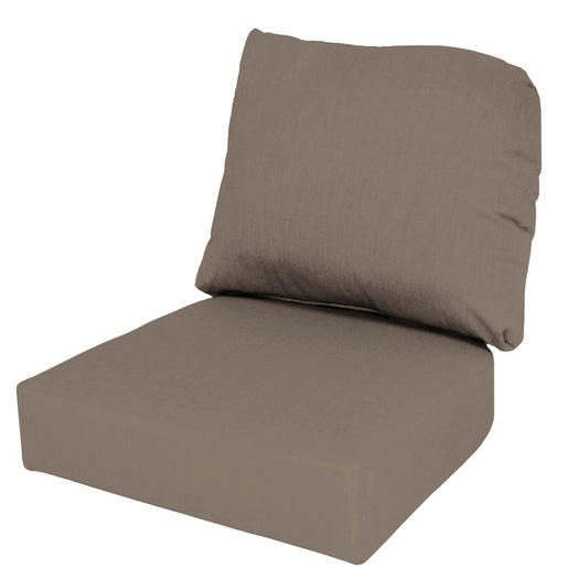 24" L x 22" W x 5" D Seat Cushion and 22" W x 20" H x 5" D Back Cushion Deep Seating Set - Cast Shale