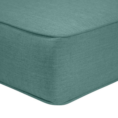 28.5" L x 28.5" W x 5" D Seat Cushion and 28.5" W x 17.5" H x 5" D Back Cushion Welted Deep Seating Set - Cast Breeze