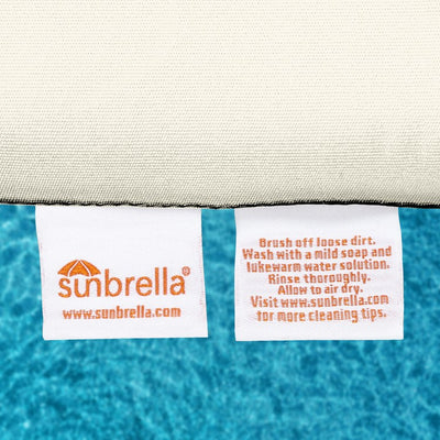 24" L x 22" W x 5" D Seat Cushion and 22" W x 20" H x 5" D Back Cushion Deep Seating Set - Canvas Natural