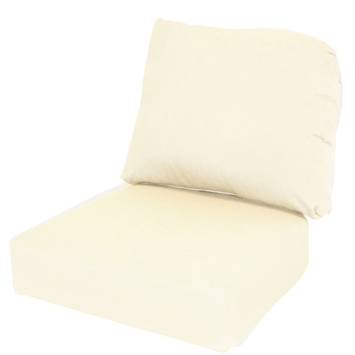 24" L x 22" W x 5" D Seat Cushion and 22" W x 20" H x 5" D Back Cushion Deep Seating Set - Canvas Natural