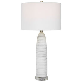 Levadia Matte White Table Lamp