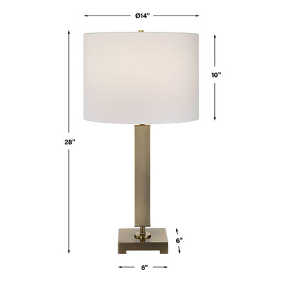 Duomo Brass Table Lamp