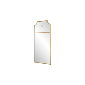 Caddington Tall Brass Wall Mirror