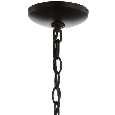 Elena Single-Light LED Pendant - Black and Brass Gold