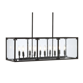 Paysan Ten-Light LED Linear Pendant - Oil Rubbed Bronze
