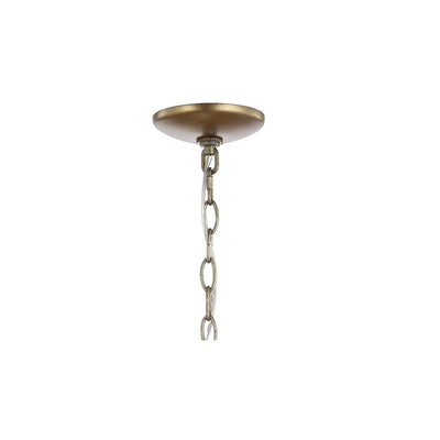 Pen Four-Light LED Mesh Drum Pendant - Antique Gold
