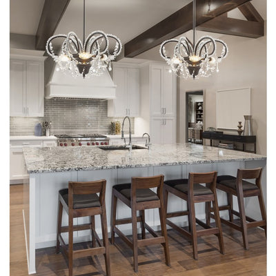 Caroline Three-Light Pendant - Oil Rubbed Bronze