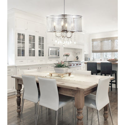 Avah Four-Light Pendant - Chrome