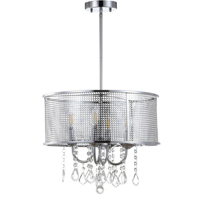 Avah Four-Light Pendant - Chrome