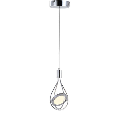 Orion Single-Light LED Pendant - Chrome