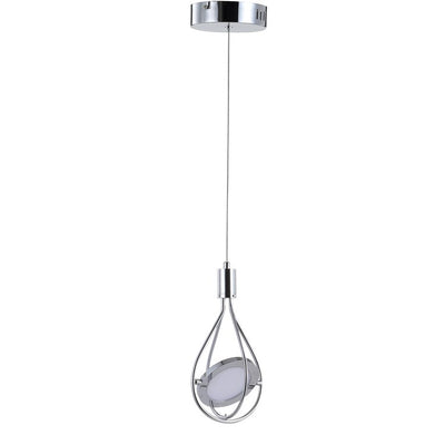 Orion Single-Light LED Pendant - Chrome