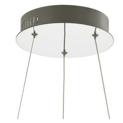 Reese LED Pendant - Chrome and Clear