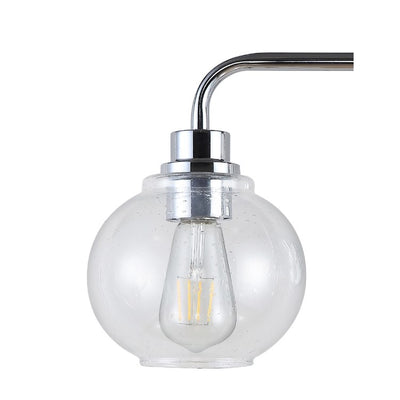 Sandrine Three-Light LED Bathroom Vanity Fixture - Chrome