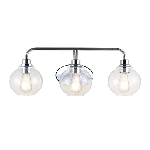 Sandrine Three-Light LED Bathroom Vanity Fixture - Chrome