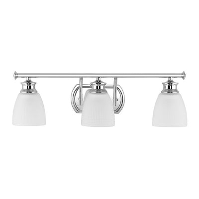 Beverly Three-Light LED Bathroom Vanity Fixture - Chrome