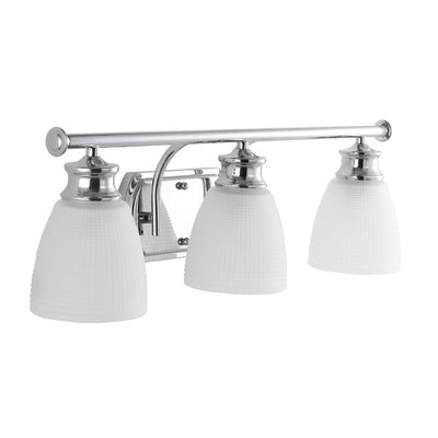 Beverly Three-Light LED Bathroom Vanity Fixture - Chrome