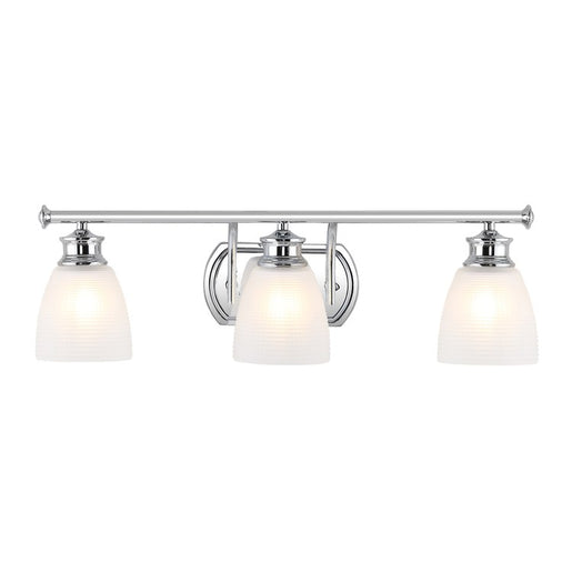 Beverly Three-Light LED Bathroom Vanity Fixture - Chrome