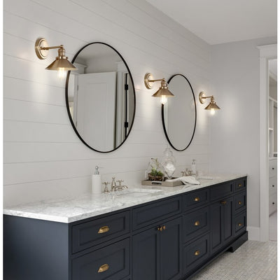 August Single-Light Wall Sconce - Brass Gold