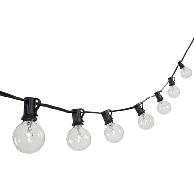 Aweso 25 ft. Twenty-Five-Light Indoor/Outdoor String Light - Black