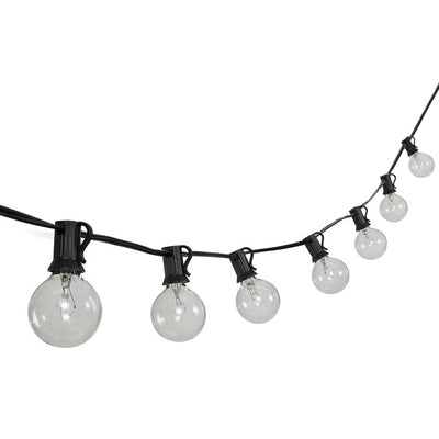 Aweso 25 ft. Twenty-Five-Light Indoor/Outdoor String Light - Black