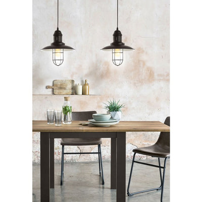 Deere Single-Light LED Pendant - Black