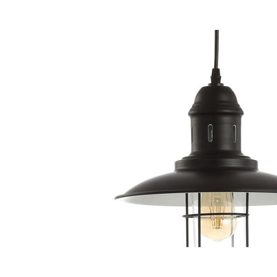Deere Single-Light LED Pendant - Black