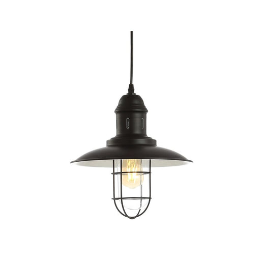 Deere Single-Light LED Pendant - Black