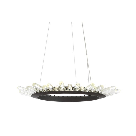 Elsa LED Pendant - Black and Clear