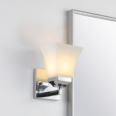 Staunton Single-Light Bathroom Wall Sconce - Chrome