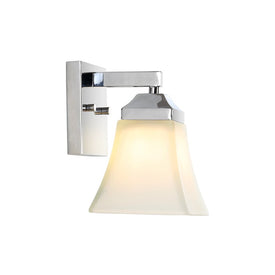Staunton Single-Light Bathroom Wall Sconce - Chrome
