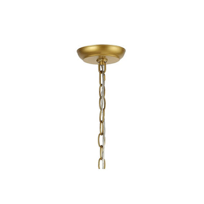 Stella Moravian Star Single-Light Pendant - Gold Leaf