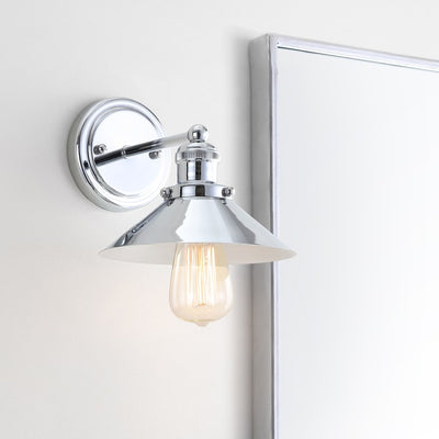 June Single-Light Wall Sconce - Chrome