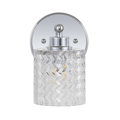 Spaulding Single-Light LED Bathroom Wall Sconce - Chrome