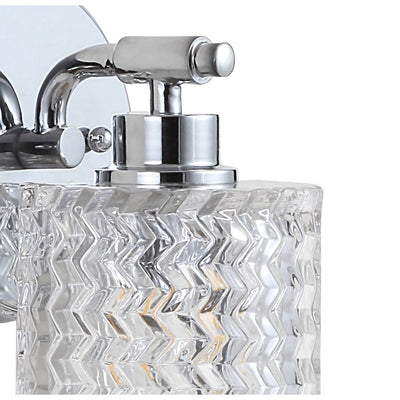 Spaulding Single-Light LED Bathroom Wall Sconce - Chrome