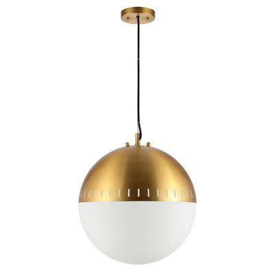 Remy Single-Light Globe Pendant - Brass Gold