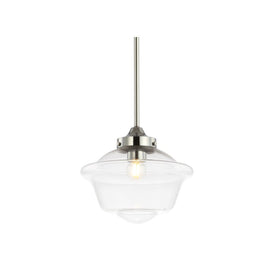 Kurtz 9.5" Single-Light Pendant - Chrome