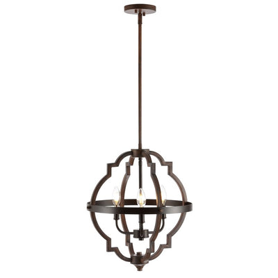 Ogee Three-Light LED Pendant - Oil Rubbed Bronze