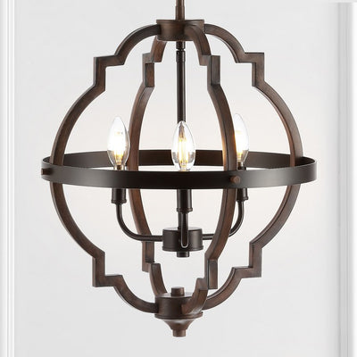 Ogee Three-Light LED Pendant - Oil Rubbed Bronze