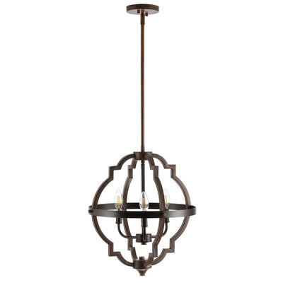 Ogee Three-Light LED Pendant - Oil Rubbed Bronze